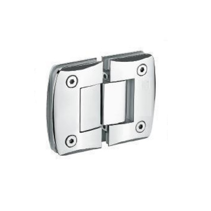 180 degree glass hinge